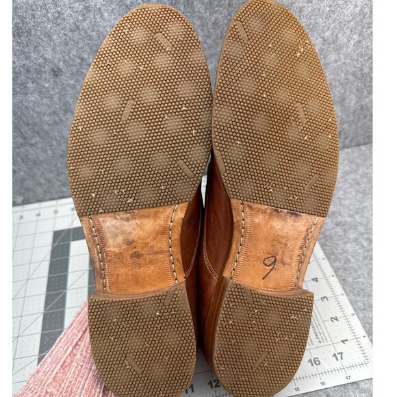 Trask Lathan Cognac Brown Leather Double Monk Strap Dress Shoe Men 11 main image 6